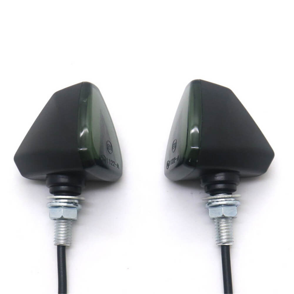Motorcycle 2Pcs LED Turn Signal Light 12V Turn Signals Indicators Universal Blinkers Flashers Two Colors