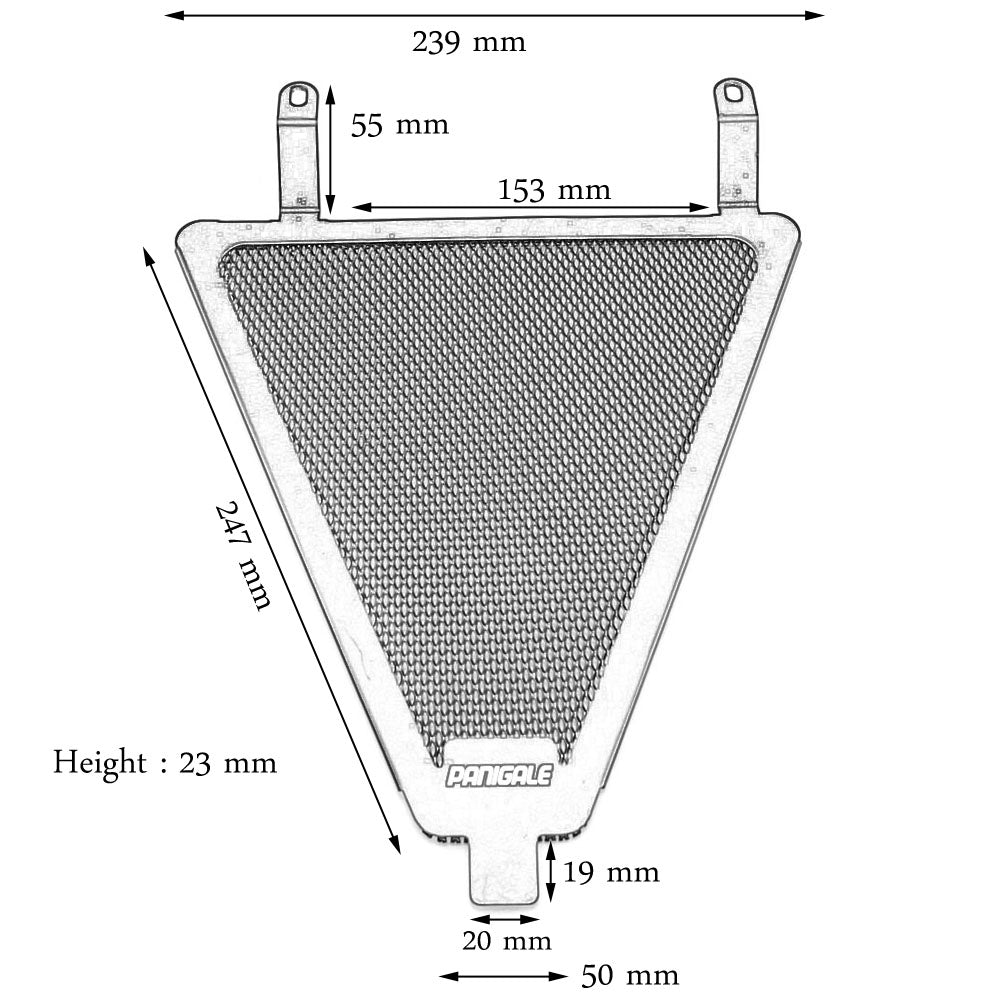 Motorcycle Stainless Steel Radiator Guard Protector Grille Cover Suitable For Ducati 1199 Panigale 2012-2017 899 Panigale 2013-2015 959 Panigale 2017-2019