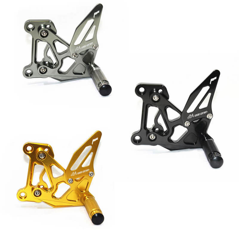 Rearsets Foot Pegs CNC Motorcycle Accessories Adjustable Rear Set FootPegs For MV Agusta F3 675/800 2012-2017