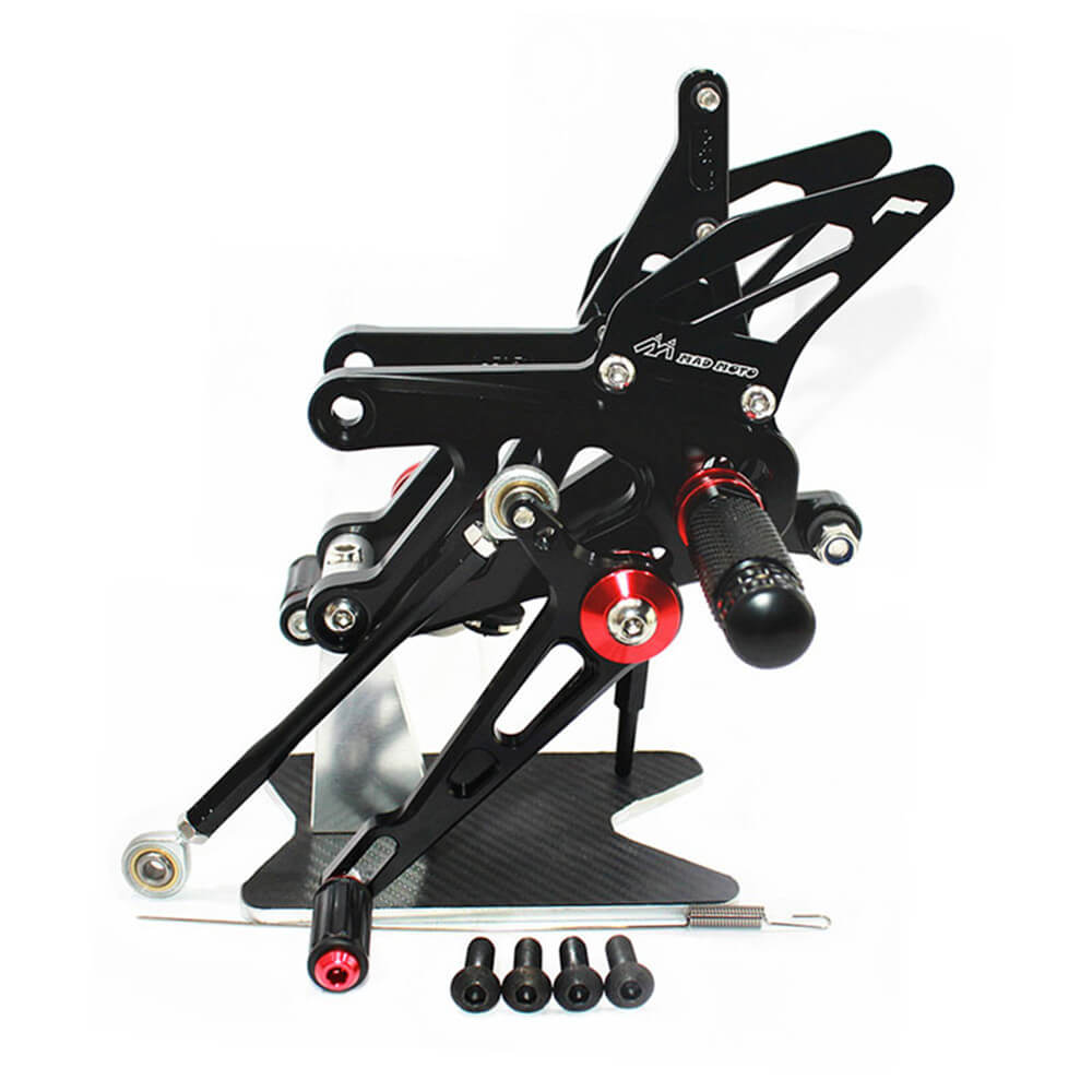Rearsets Foot Pegs CNC Motorcycle Accessories Adjustable Rear Set FootPegs For Aprila RSV4 2013-2016