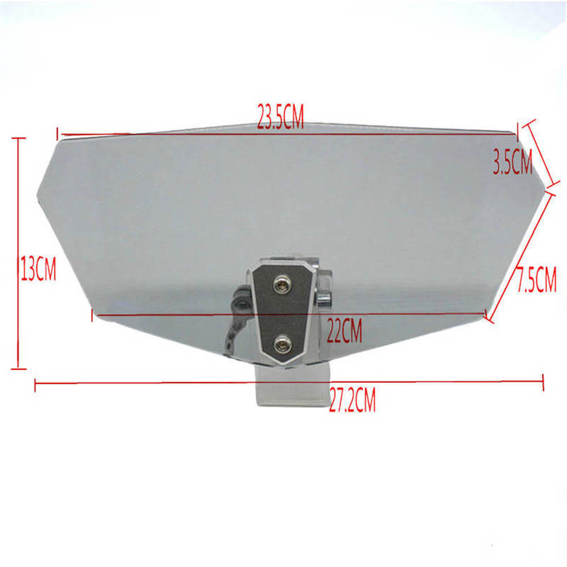 Universal Motorcycle Adjustable Windshield Windscreen High Screen For Honda Yamaha Suzuki Kawasaki BMW Ducati Benelli KTM Triumph
