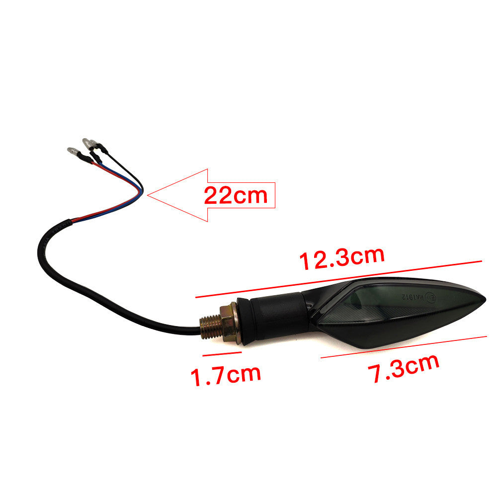 Motorcycle 4Pcs Turn Signal Light LED Flowing Tail Light Flexible Lamp Flashing Blinker Motorbike Accessories