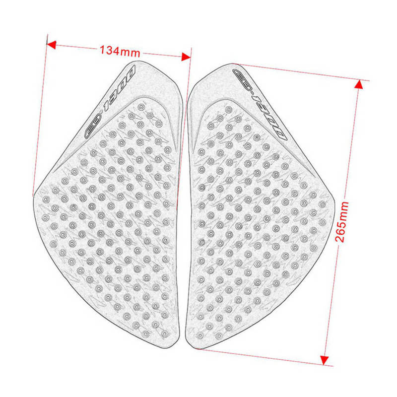 Motorcycle Waterproof Rubber 3D Fuel Gas Tank Side Pad Cover Knee Protection For Honda CB1300 2006-2015