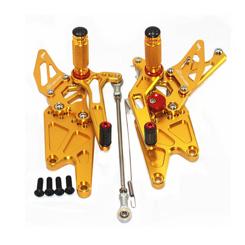 Rearsets Foot Pegs CNC Motorcycle Accessories Adjustable Rear Set FootPegs For Yamaha MT03 MT25 2015-2016