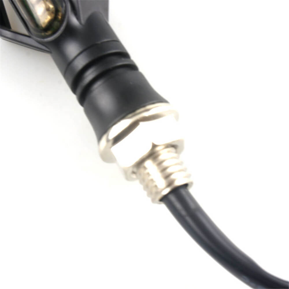 Motorcycle 4Pcs Turn Signal Light LED Flowing Tail Light Flexible Lamp Flashing Blinker Motorbike Accessories