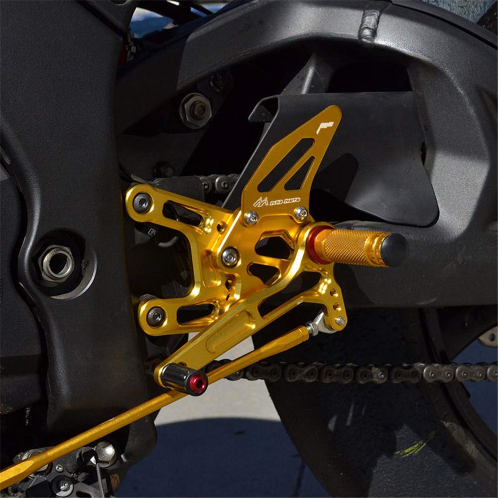 Motorcycle Accessories Adjustable Rear Set FootPegs for Kawasaki ZX10R 2011-2014 motorcycle rearsets for tall riders