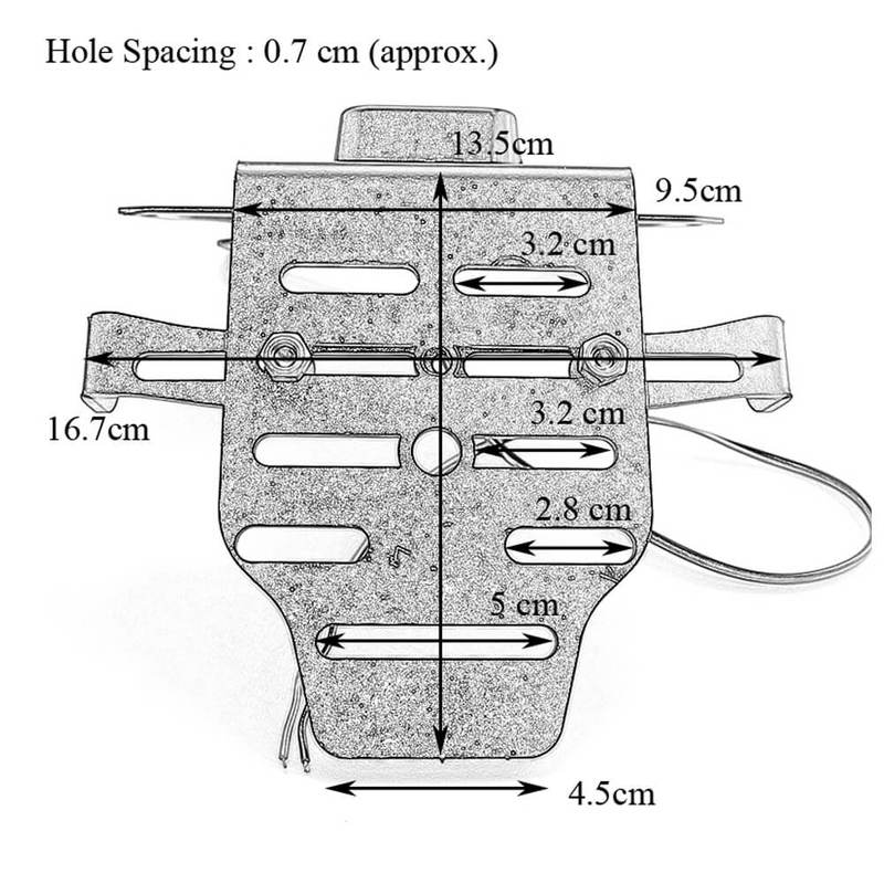 NEW STYLE Motorcycle Fender Plate Mount License Plate Bracket Fits For Kawasaki Honda Yamaha Suzuki