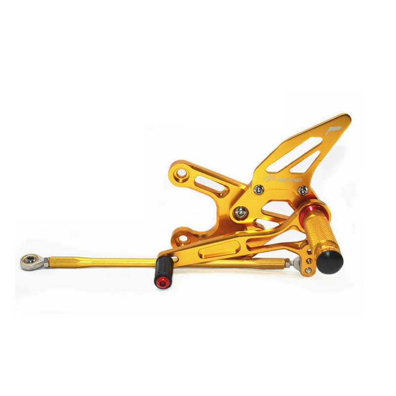 Rearsets Foot Pegs CNC Motorcycle Accessories Adjustable Rear Set FootPegs For Kawasaki ZX10R 2008-2010