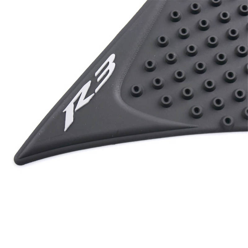 Motorcycle Waterproof Rubber 3D Fuel Gas Tank Side Pad Cover Knee Protection For Yamaha YZF R3 2015 2016 2017