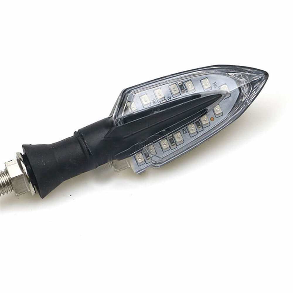 Motorcycle 4Pcs LED Turn Signal Light 12V Turn Signals Indicators Universal Blinkers Flashers Two Colors
