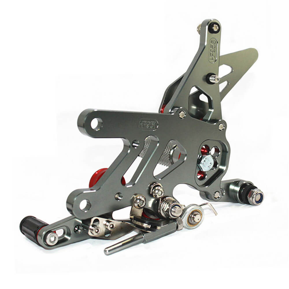 Rearsets Foot Pegs CNC Motorcycle Accessories Adjustable Rear Set FootPegs For Aprila RSV4 2013-2016