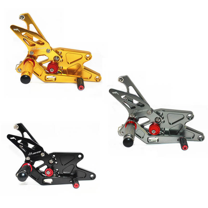 Rearsets Foot Pegs CNC Motorcycle Accessories Adjustable Rear Set FootPegs For Yamaha MT03 MT25 2015-2016