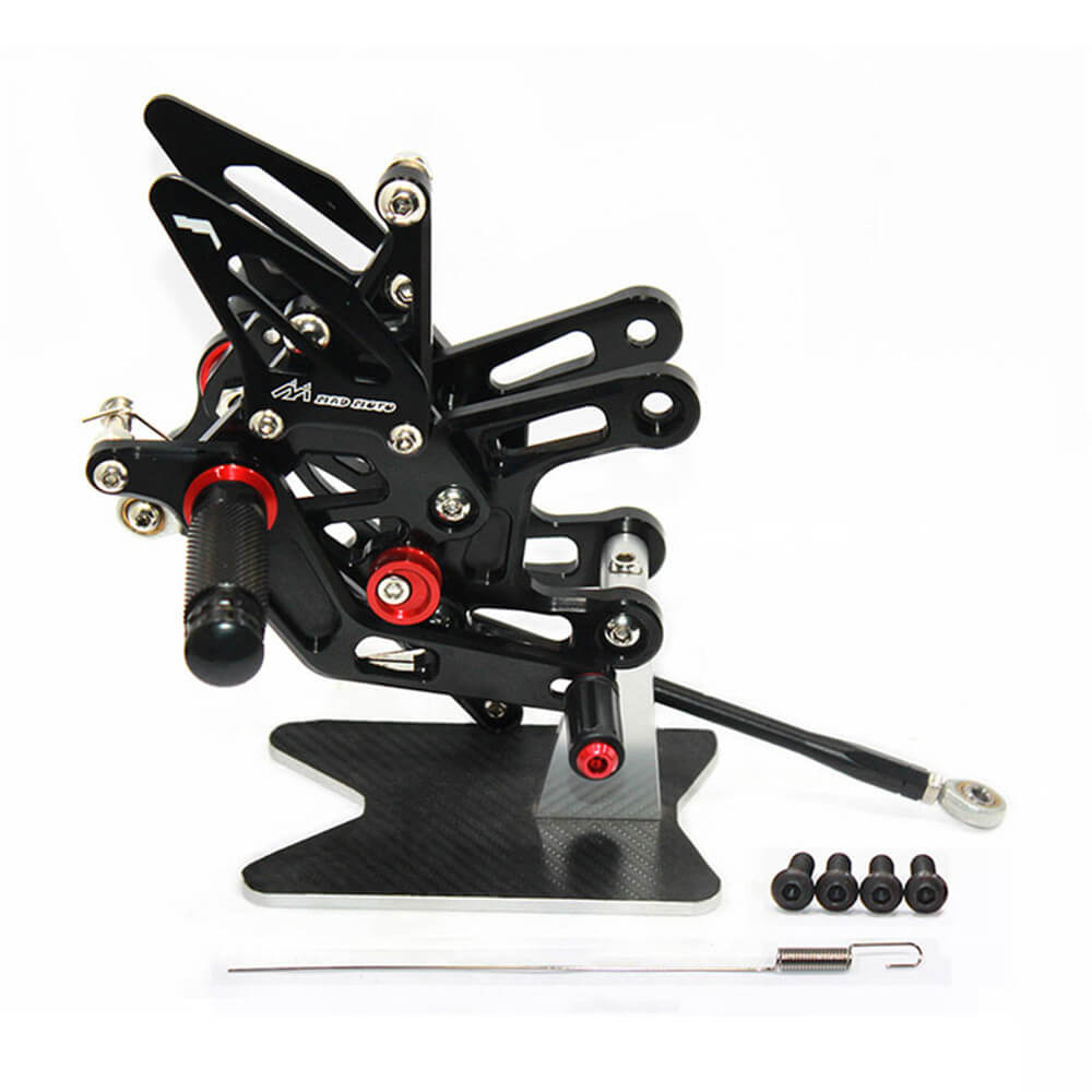 Rearsets Foot Pegs CNC Motorcycle Accessories Adjustable Rear Set FootPegs For Kawasaki ZX10R 2015