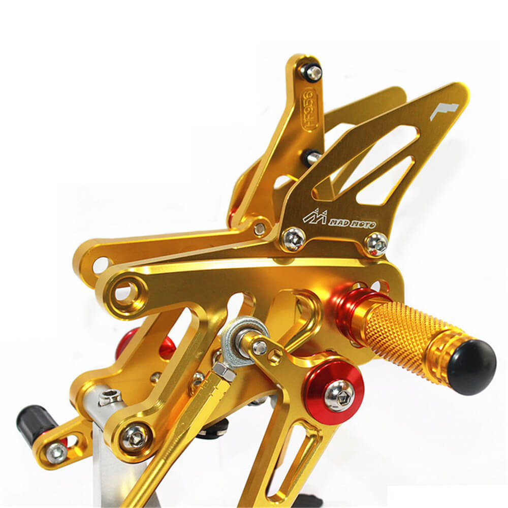 Rearsets Foot Pegs CNC Motorcycle Accessories Adjustable Rear Set FootPegs For Aprila RSV4 2013-2016