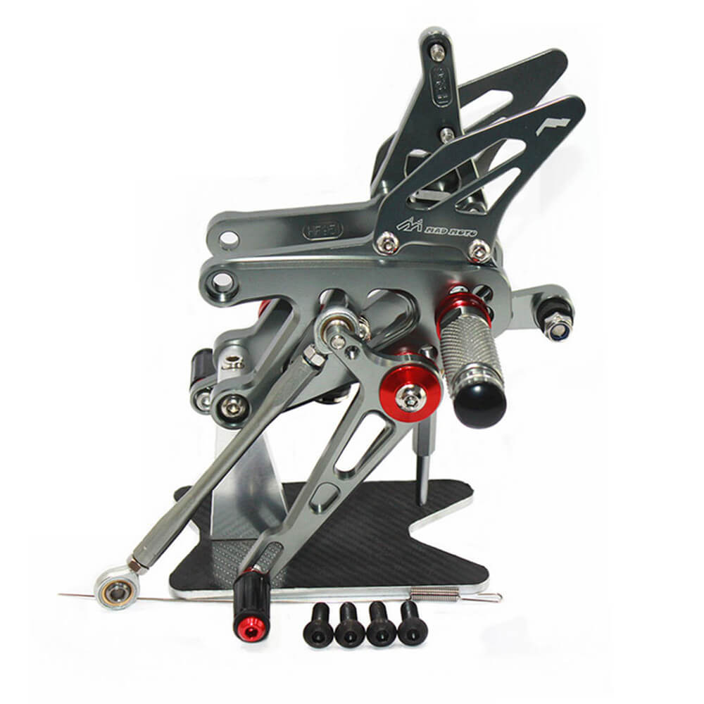 Rearsets Foot Pegs CNC Motorcycle Accessories Adjustable Rear Set FootPegs For Aprila RSV4 2013-2016