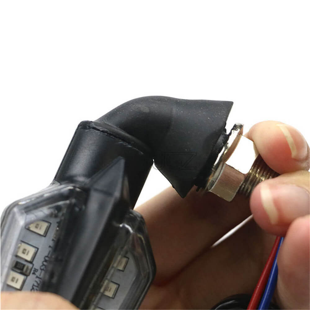 Motorcycle 4Pcs LED Turn Signal Light 12V Turn Signals Indicators Universal Blinkers Flashers Two Colors