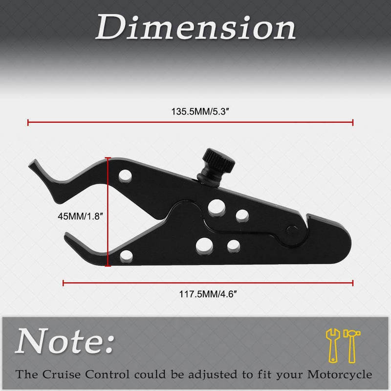 Motorcycle CNC Aluminum Throttle Lock Cruise Control Clamp Silicone Ring For Most Any Style Bike Grip