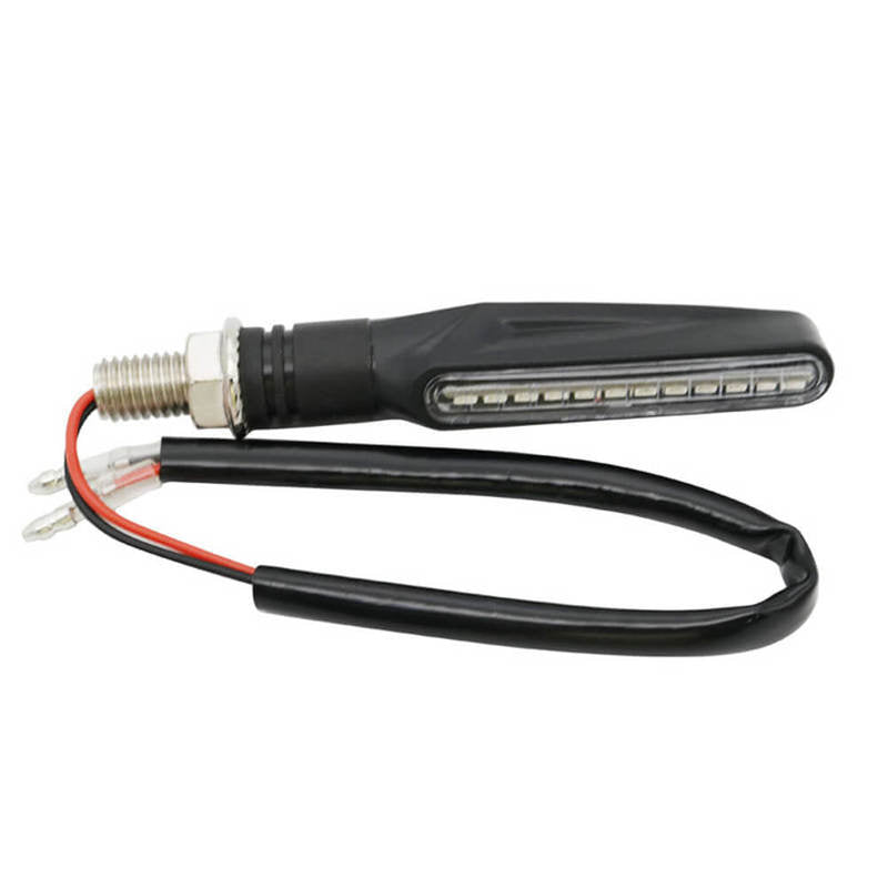 Motorcycle 4Pcs Turn Signal Light LED Flowing Tail Light Flexible Lamp Flashing Blinker Motorbike Accessories
