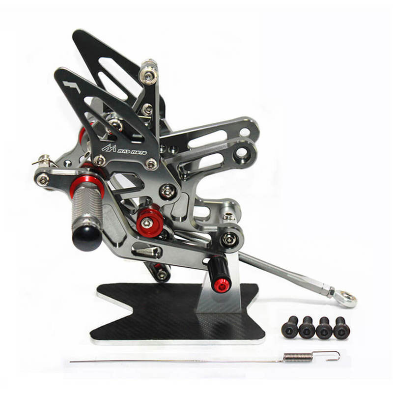 Rearsets Foot Pegs CNC Motorcycle Accessories Adjustable Rear Set FootPegs For Kawasaki ZX10R 2015