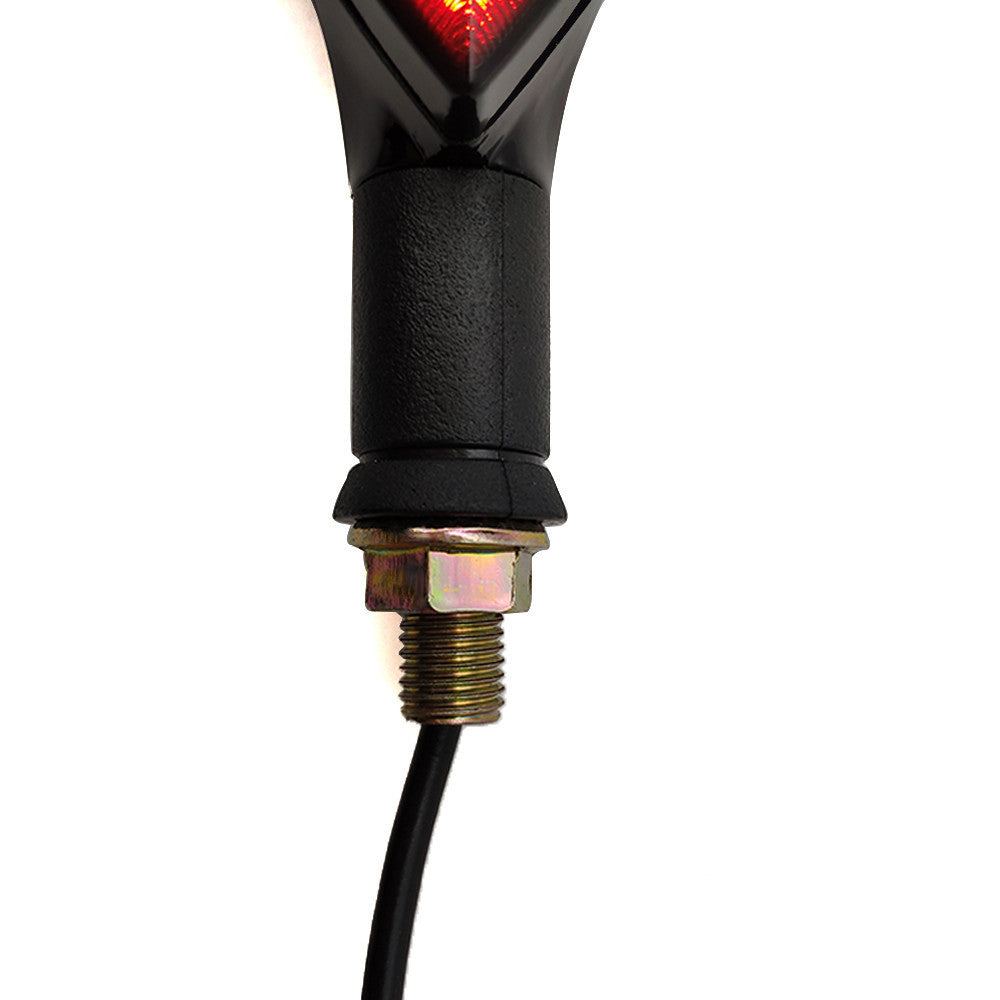 Motorcycle 4Pcs Turn Signal Light LED Flowing Tail Light Flexible Lamp Flashing Blinker Motorbike Accessories
