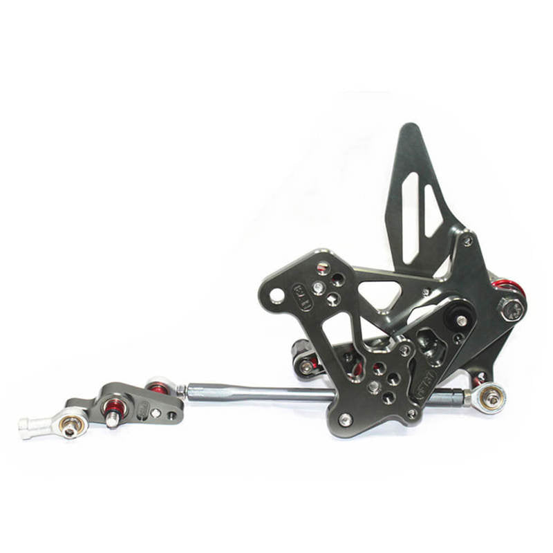 Rearsets Foot Pegs CNC Motorcycle Accessories Adjustable Rear Set FootPegs For MV Agusta F3 675/800 2012-2017