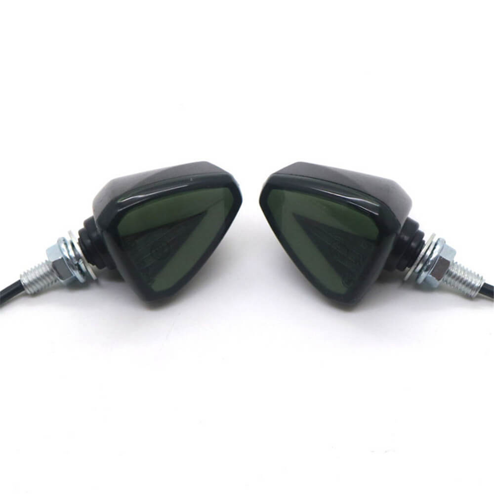 Motorcycle 2Pcs LED Turn Signal Light 12V Turn Signals Indicators Universal Blinkers Flashers Two Colors