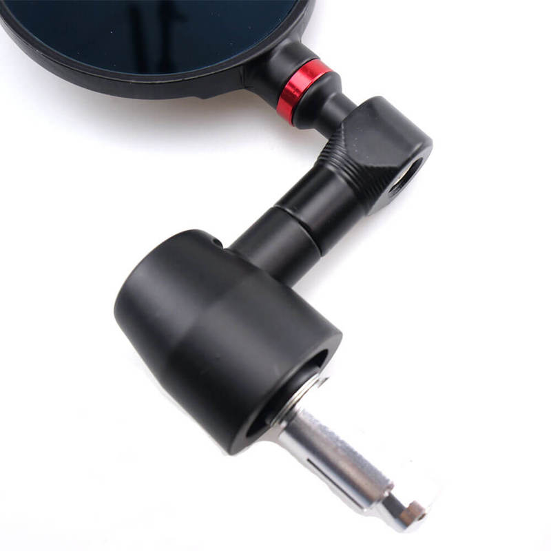 Universal Motorcycle CNC Aluminum Motorbike Rearview Rear view Mirror 7/8" Handle Bar End