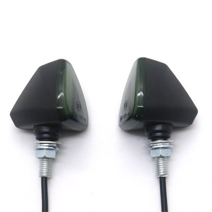 Motorcycle 2Pcs LED Turn Signal Light 12V Turn Signals Indicators Universal Blinkers Flashers Two Colors