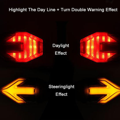 Motorcycle 2Pcs LED Turn Signal Light 12V Turn Signals Indicators Universal Blinkers Flashers
