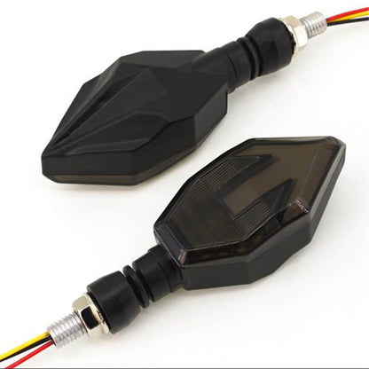 Motorcycle 2Pcs LED Turn Signal Light 12V Turn Signals Indicators Universal Blinkers Flashers