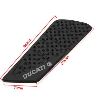 Motorcycle Waterproof Rubber 3D Fuel Gas Tank Side Pad Cover Knee Protection For Ducati 848 1098 1998 2008-2011