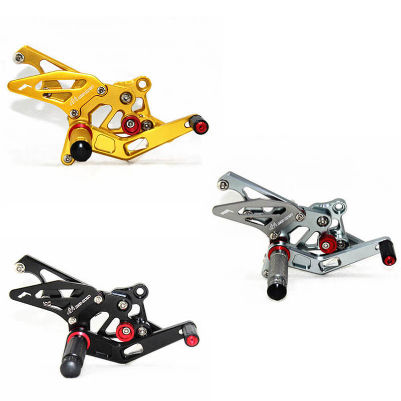 Rearsets Foot Pegs CNC Motorcycle Accessories Adjustable Rear Set FootPegs For Yamaha YZF R25 2014-2015 YZF R3 2015-2017