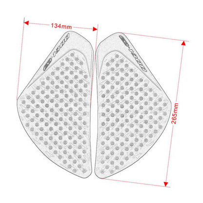 Motorcycle Waterproof Rubber 3D Fuel Gas Tank Side Pad Cover Knee Protection For Honda CB1300 2006-2015