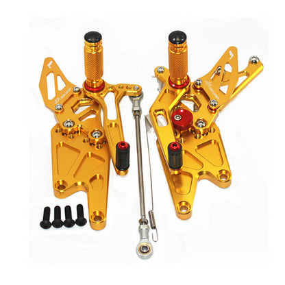 Rearsets Foot Pegs CNC Motorcycle Accessories Adjustable Rear Set FootPegs For Yamaha MT03 MT25 2015-2016