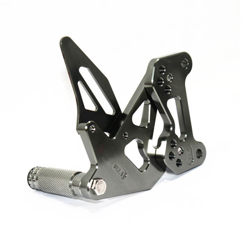 Rearsets Foot Pegs CNC Motorcycle Accessories Adjustable Rear Set FootPegs For MV Agusta F3 675/800 2012-2017