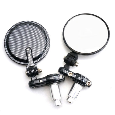 Universal Motorcycle CNC Aluminum Motorbike Rearview Rear view Mirror 7/8" Handle Bar End