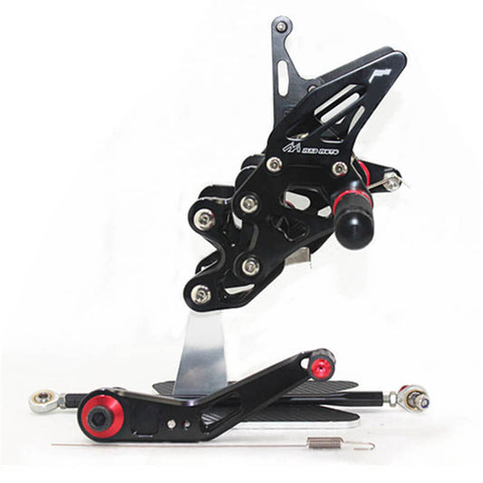 Rearsets Foot Pegs CNC Motorcycle Accessories Adjustable Rear Set FootPegs For Suzuki GSXR600 GSXR750 2011-2018