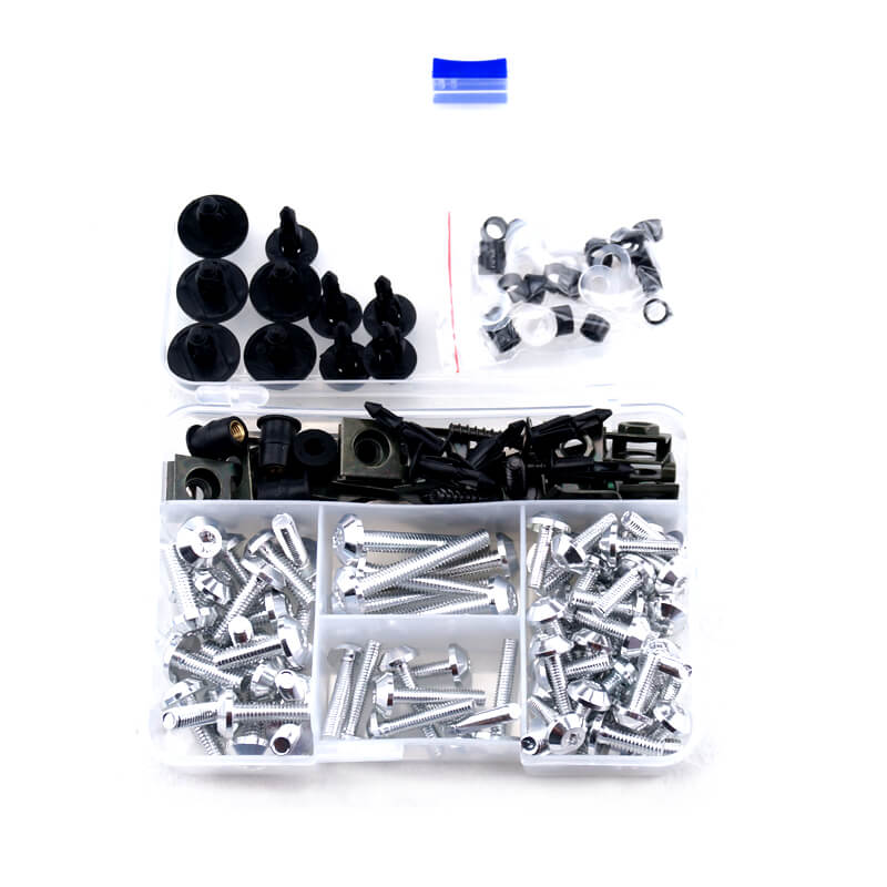 New bolt head design Universal Motorcycle Aluminium Body Fairing Bolt Kit Complete Body Screws For Honda Yamaha Suzuki Kawasaki BMW Ducati Benelli KTM Triumph