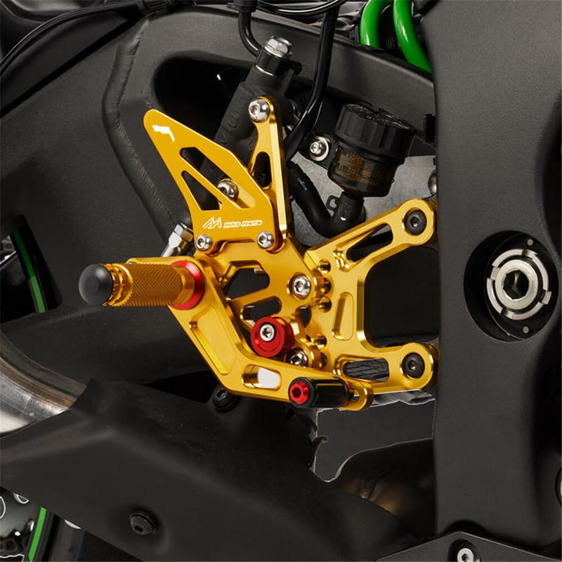 Rearsets Foot Pegs CNC Motorcycle Accessories Adjustable Rear Set FootPegs For Kawasaki ZX10R 2015