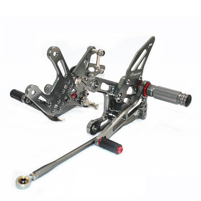 Rearsets Foot Pegs CNC Motorcycle Accessories Adjustable Rear Set FootPegs For Kawasaki ZX10R 2015