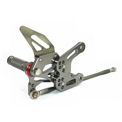 Rearsets Foot Pegs CNC Motorcycle Accessories Adjustable Rear Set FootPegs For Kawasaki ZX10R 2011-2014
