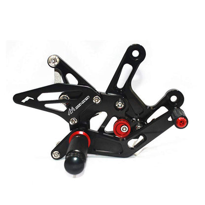 Motorcycle Accessories Adjustable Rear Set FootPegs for Kawasaki ZX10R 2011-2014 motorcycle rearsets for tall riders