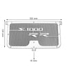 Stainless Steel Motorcycle Radiator Grille Guard Cover Protection Suitable For BMW S1000RR 2010-2014