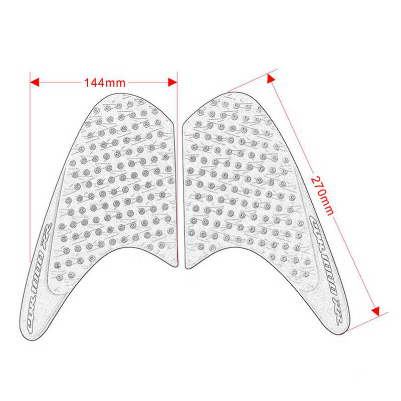 Motorcycle Waterproof Rubber 3D Fuel Gas Tank Side Pad Cover Knee Protection For Honda CBR1000RR CBR 1000RR 2012 2013 2014 2015 2016