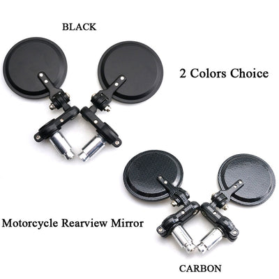 Universal Motorcycle CNC Aluminum Motorbike Rearview Rear view Mirror 7/8" Handle Bar End