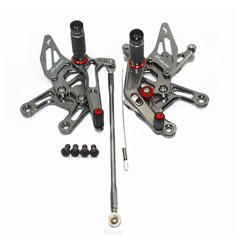 Rearsets Foot Pegs CNC Motorcycle Accessories Adjustable