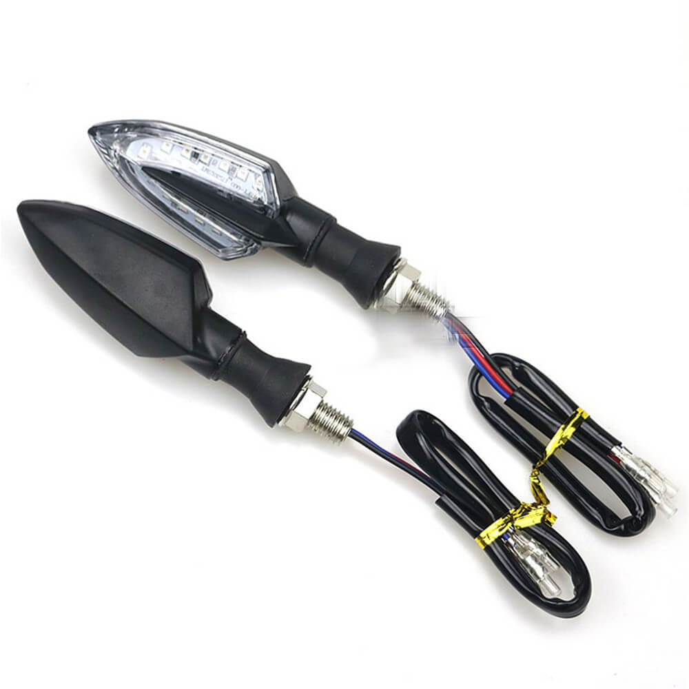 Motorcycle 4Pcs LED Turn Signal Light 12V Turn Signals Indicators Universal Blinkers Flashers Two Colors