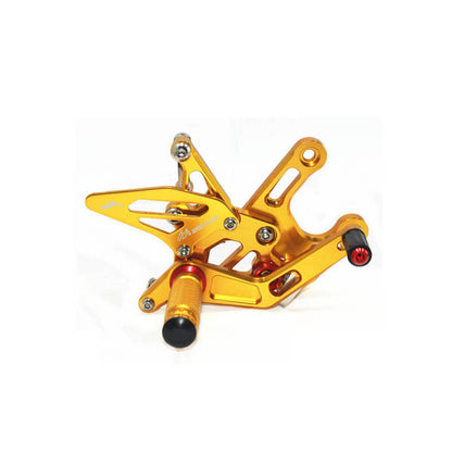 Rearsets Foot Pegs CNC Motorcycle Accessories Adjustable Rear Set FootPegs For Kawasaki ZX10R 2008-2010