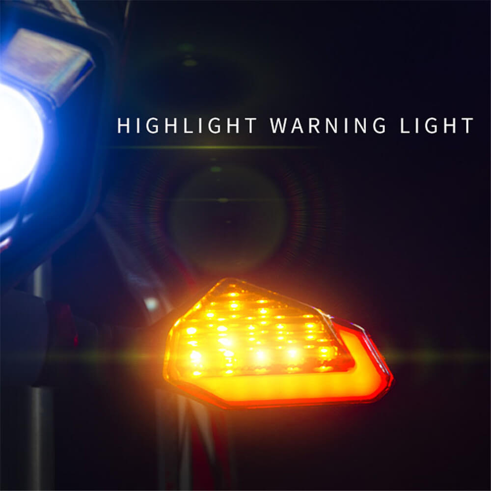 Motorcycle 2Pcs LED Turn Signal Light 12V Turn Signals Indicators Universal Blinkers Flashers Two Colors