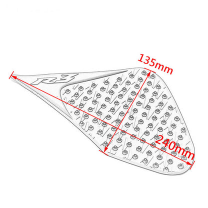 Motorcycle Waterproof Rubber 3D Fuel Gas Tank Side Pad Cover Knee Protection For Yamaha YZF R3 2015 2016 2017